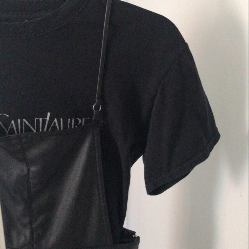 H&M black overall dress
